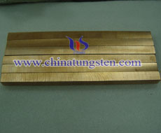 tungsten copper bar picture