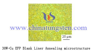 blank liner annealing microstructure