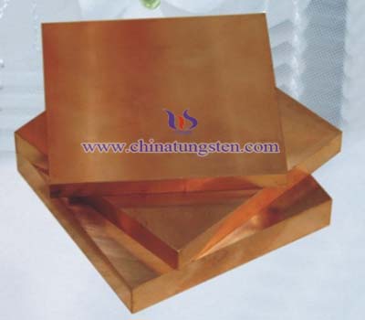 tungsten copper block picture