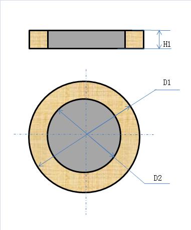 Tungsten-Bakır-bi-metal