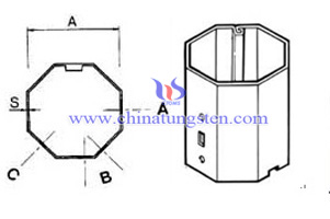 钨铜八角管图片