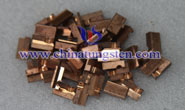 tungsten copper parts picture