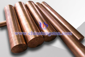 WCu x 12" long75% Tungsten Tungsten Copper Rod0.25" dia 25% Copper 