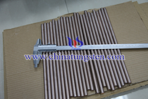 copper tungsten rod photo