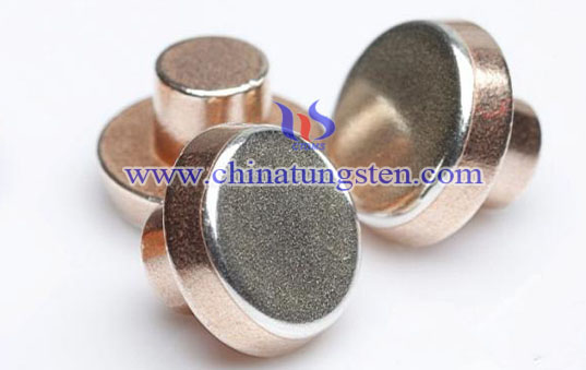 tungsten copper solid rivet contacts