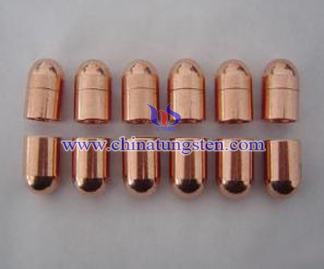 tungsten copper spot welding electrode