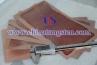 tungsten copper plate imagen